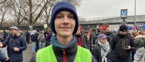 Ruben O. hat den Schüler-Protest gegen den Wehrdienst in Berlin mitorganisiert.