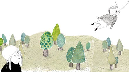 In „Nino und die Nasenblase“ wird seine Rotznase dem zweijährigen Nino zum Heißluftballon.