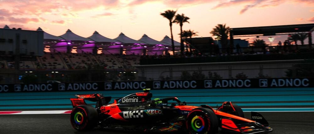 Lando Norris - Erster im Klassement und Schnellster im Training. 