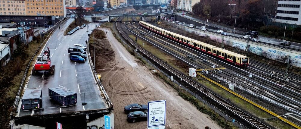Die alte Westendbrücke war im April abgerissen worden.