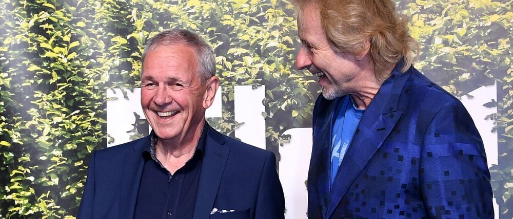 Die beiden Moderatoren Fritz Egner und Thomas Gottschalk verbindet eine lange Freundschaft. (Archivbild)
