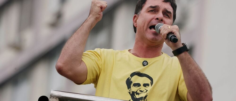Flávio Bolsonaro will im kommenden Jahr für das Präsidentenamt antreten. (Archivbild)