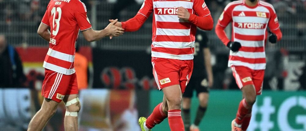 Andras Schäfer, Leopold Querfeld und Danilho Doekhi (v.l.n.r.) wollen in Wolfsburg in die Erfolgsspur zurückkehren.