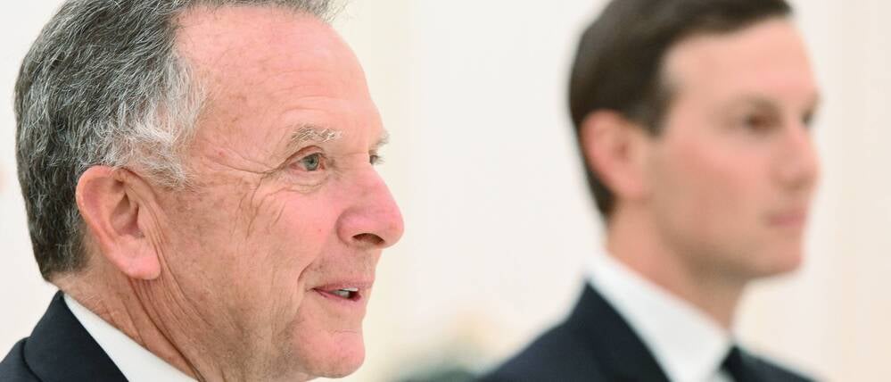 Steve Witkoff und Jared Kushner, Donald Trumps Schwiegersohn, in Moskau (Archivfoto).