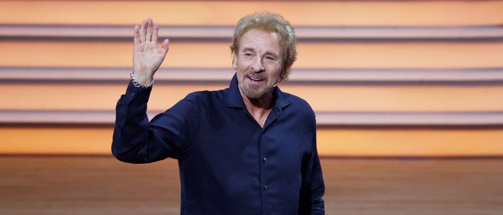 In einem Videogruß sagte Thomas Gottschalk: „Macht euch um mich bitte keine Sorgen.“ (Archivbild)