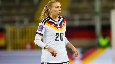 Elisa Senß feierte unter Trainer Horst Hrubesch ihr Debüt im Nationalteam.