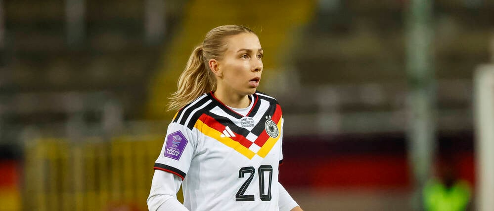 Elisa Senß feierte unter Trainer Horst Hrubesch ihr Debüt im Nationalteam.