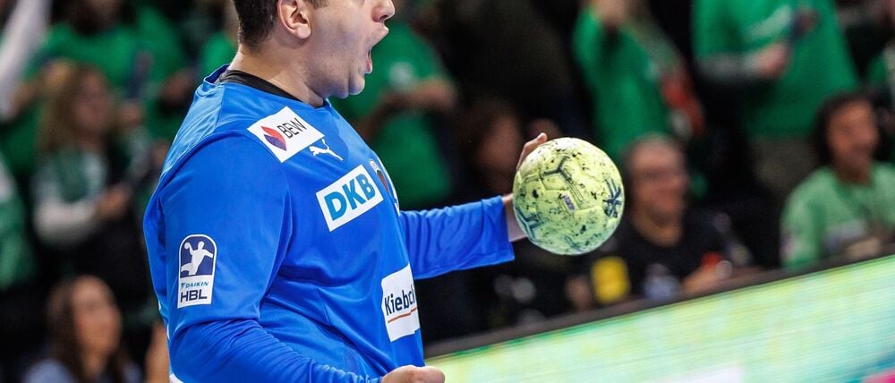 Füchse-Schlussmann Dejan Milosavljev muss weiter zuschauen. (Archivbild)