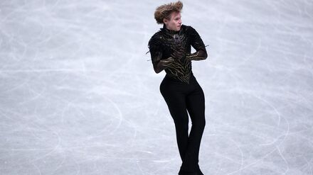 Ilia Malinin zeigte beim Grand-Prix-Finale im japanischen Nagoya in der Kür sieben gelungene Vierfachsprünge.