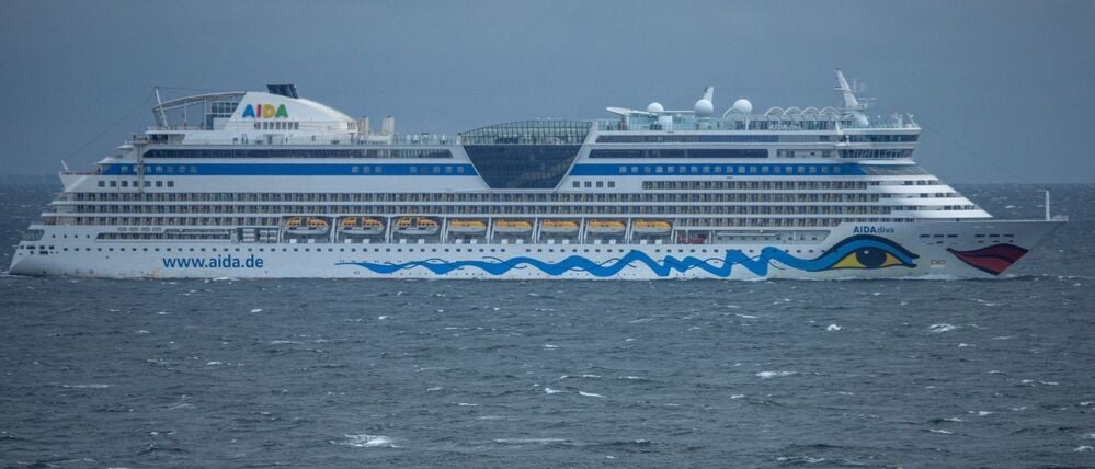 Das Kreuzfahrtschiff „Aidadiva“ befindet sich derzeit auf Weltreise. (Archivbild) 