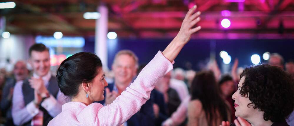 Minutenlange Huldigungen: Sahra Wagenknecht dominiert das BSW weiter uneingeschränkt. 