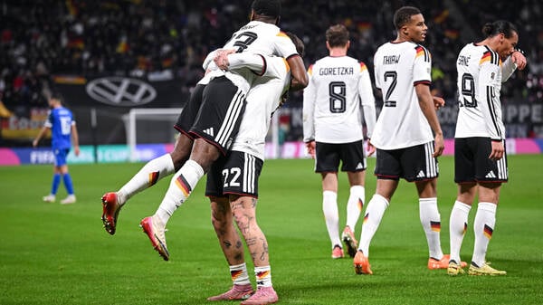 Die deutsche Fußball-Nationalmannschaft.