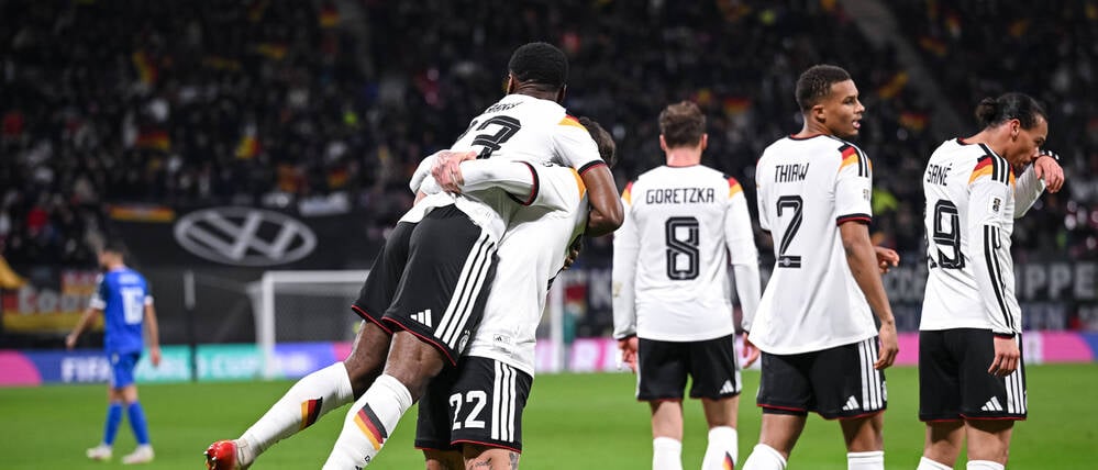 Die deutsche Fußball-Nationalmannschaft.
