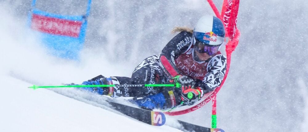 Alice Robinson gewinnt den Riesenslalom von Mont-Tremblant.