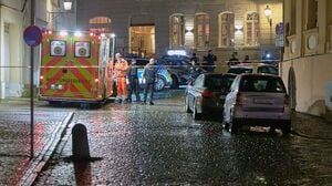 Der Einsatzort in Ansbach.