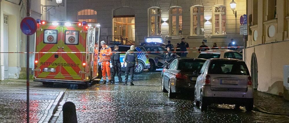 Der Einsatzort in Ansbach.