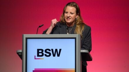 Friederike Benda ist die Landesvorsitzende des BSW in Brandenburg. (Archivbild)