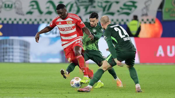 Stanley Nsokis Startelfdebüt für den 1. FC Union verlief holprig.