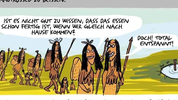 „Die kochenden Affen“ von Tine Steen.