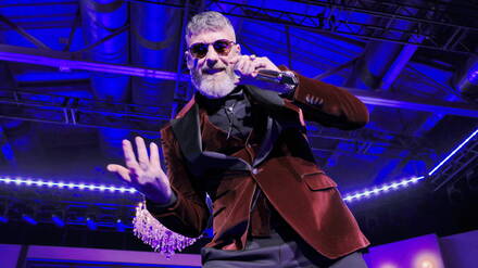 Sido bei seinem Weihnachtskonzert in der Columbiahalle.