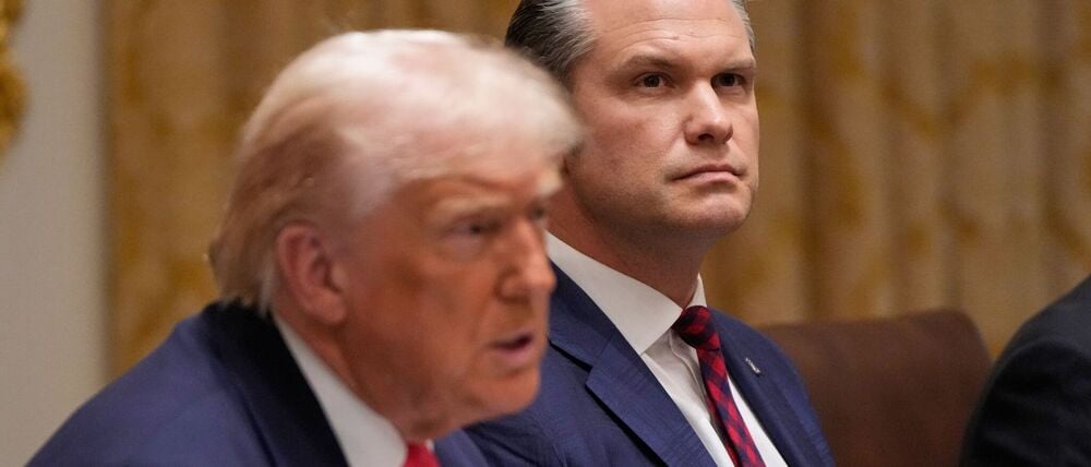 US-Präsident Donald Trump helfe gerne Ländern, die sich selbst helfen würden, sagte Pentagon-Chef Pete Hegseth. (Archivbild)