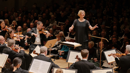 Chefdirigentin Joana Mallwitz und das Konzerthausorchester am 6. Dezember 2025