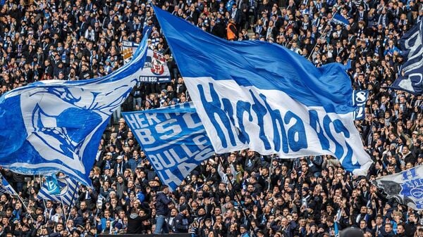 Im Fanbereich der Hertha kam es zu dem Notfall.