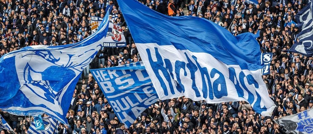 Im Fanbereich der Hertha kam es zu dem Notfall.