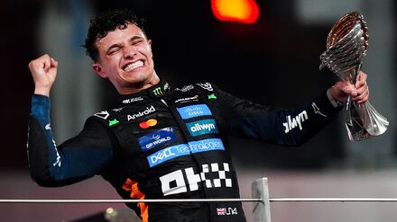 Am Ziel seiner Träume: Der neue Formel-1-Weltmeister Lando Norris.
