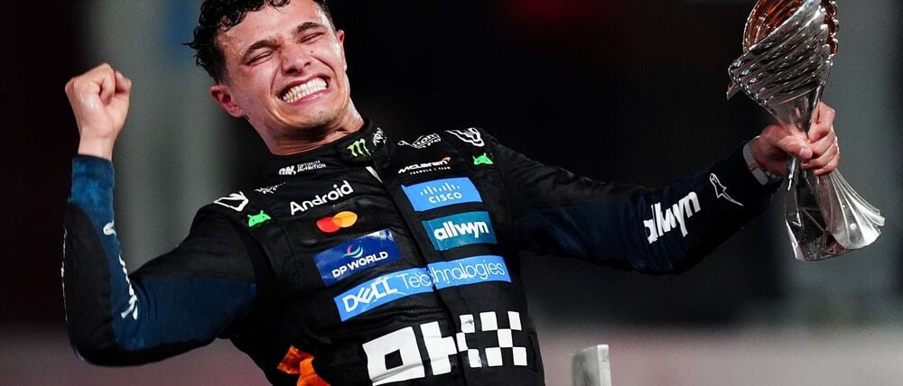 Am Ziel seiner Träume: Der neue Formel-1-Weltmeister Lando Norris.