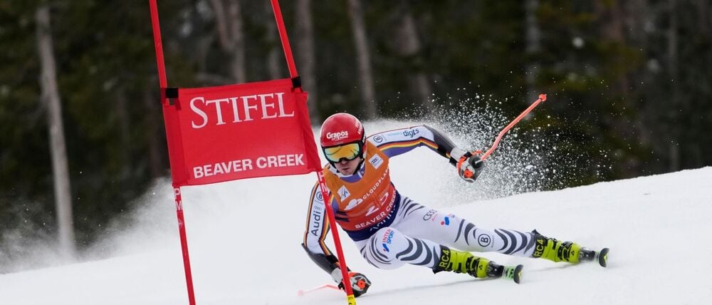 Der deutsche Skirennfahrer Fabian Gratz beim Riesenslalom von Beaver Creek.