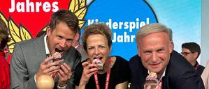 Neuköllner Spielverlag Schmidt Spiele gewinnt mit "Topp die Torte" Auszeichnung Kinderspiel des Jahres.