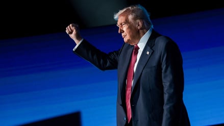 Donald Trump im November in Miami, beim American Business Forum. Er sprach dem republikanischen Bürgermeisterkandidaten der Stadt seine Unterstützung aus.