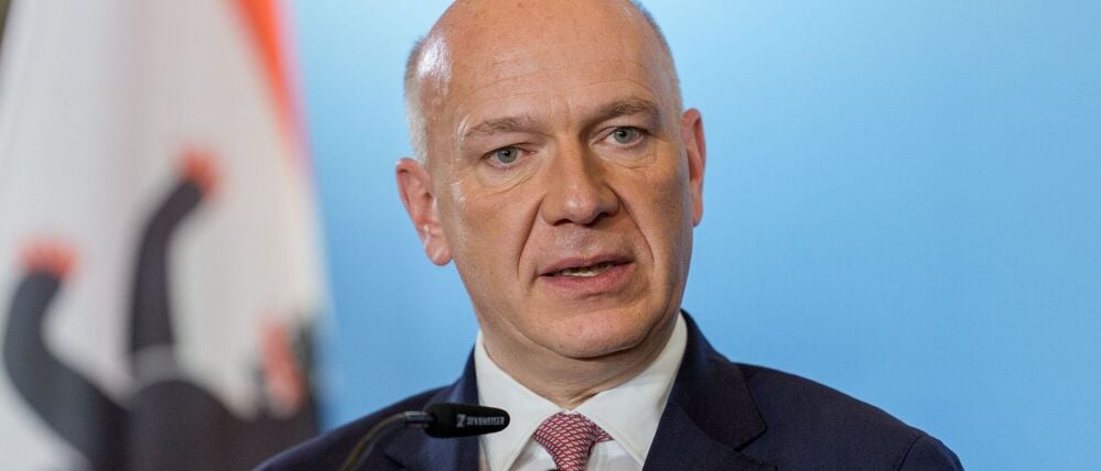 Berlins Regierender Bürgermeister Kai Wegner (CDU) will die Stadt als Startup-Metropole im Bereich der Finanztechnologien voranbringen. (Archivbild)