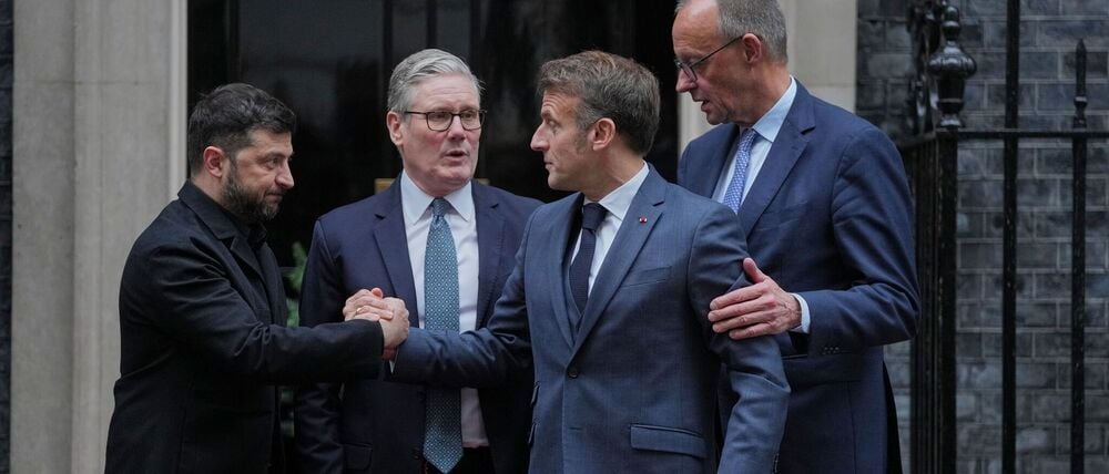 Selenskyj bleibt nach einem Gespräch in London bei seinen roten Linien. 