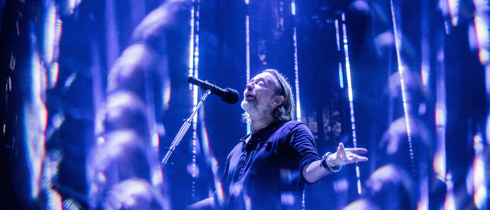 Sänger Thom Yorke von Radiohead.