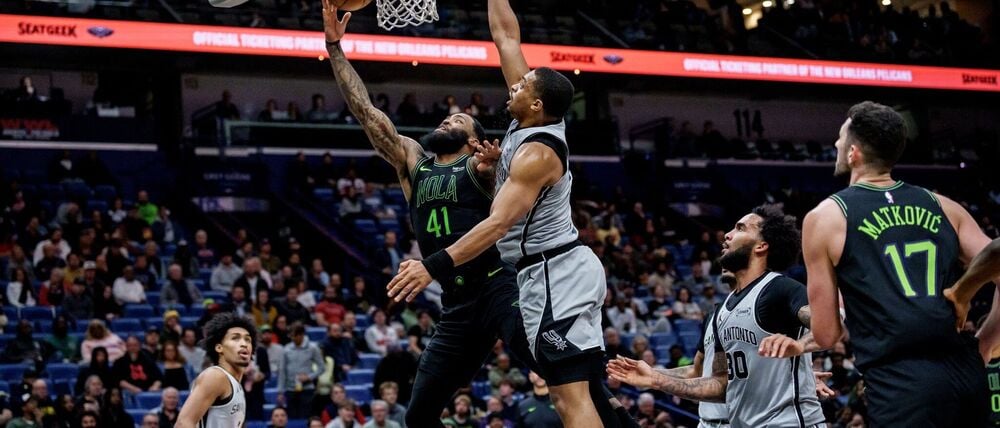 Ohne die Stars Wembanyama und Williamson sorgten die Pelicans und Spurs für beste Unterhaltung.