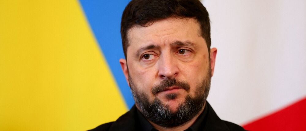 Der ukrainische Präsident Wolodymyr Selenskyj trifft sich mit Bundeskanzler Merz, dem britischen Premierminister Starmer und dem französischen Präsidenten Macron in der Downing Street 10.