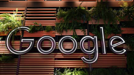 Der Google-Sitz in Manhattan, New York.