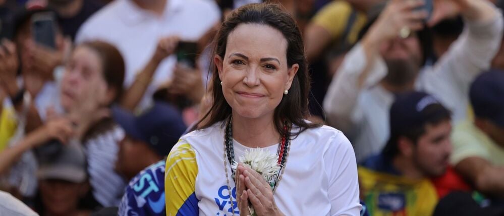 Die venezolanische Oppositionsführerin María Corina Machado bekommt am Mittwoch den Friedensnobelpreis