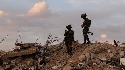 Israelische Soldaten in Rafah im südlichen Gazastreifen.