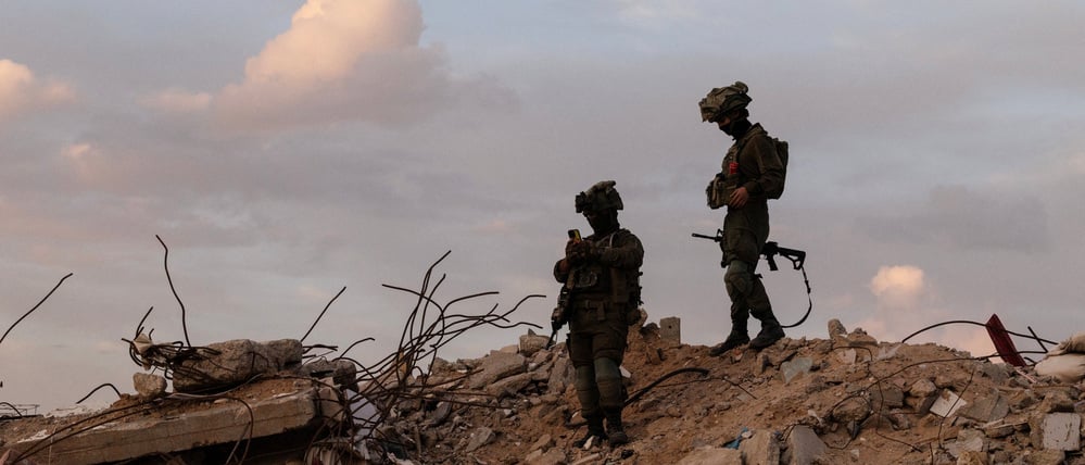 Israelische Soldaten in Rafah im südlichen Gazastreifen.