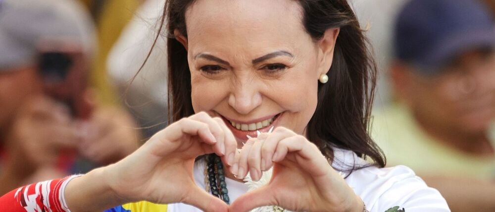 Die diesjährige Friedensnobelpreisträgerin María Corina Machado ist untergetaucht. (Archivbild)