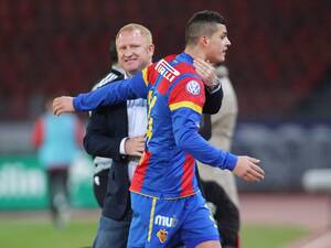 Bessere Zeiten. Beim FC Basel trainierte Heiko Vogel nicht nur Mo Salah, sondern auch den jungen Granit Xhaka.