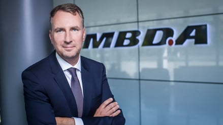 Thomas Gottschild (50) ist seit 2016 CEO von MBDA Deutschland und zudem im europäischen Vorstand der Airbus-Tochter. Er arbeitet seit 1996 für den Foto: Luftfahrtkonzern