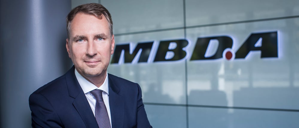 Thomas Gottschild (50) ist seit 2016 CEO von MBDA Deutschland und zudem im europäischen Vorstand der Airbus-Tochter. Er arbeitet seit 1996 für den Foto: Luftfahrtkonzern