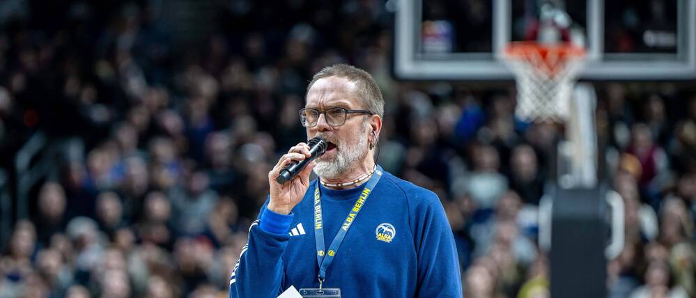 Tom Böttcher ist seit 25 Jahren die Stimme von Alba Berlin.