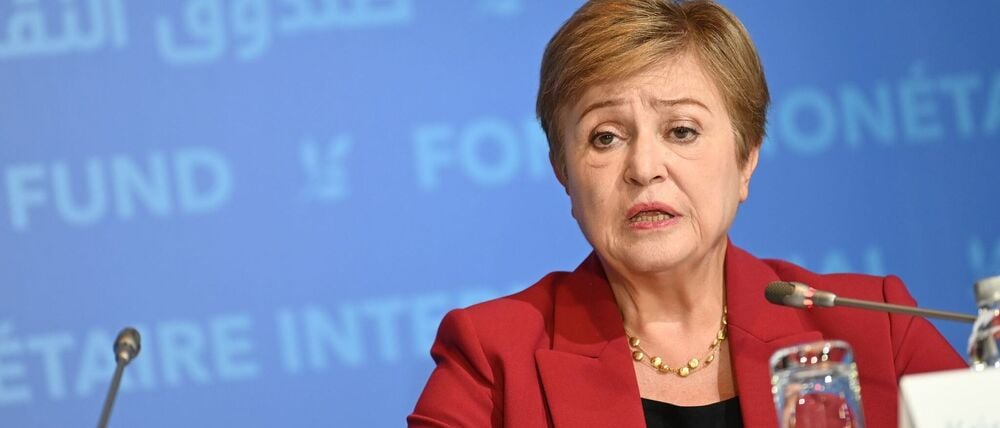 IWF-Chefin Georgiewa forderte die Menschen in China zu mehr Konsum auf.