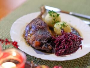 Gänsekeule, Symbolbild.