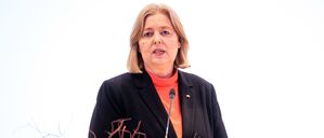 SPD-Arbeitsministerin Bärbel Bas kann ihren Entwurf am Mittwoch noch nicht durchs Kabinett bringen. 